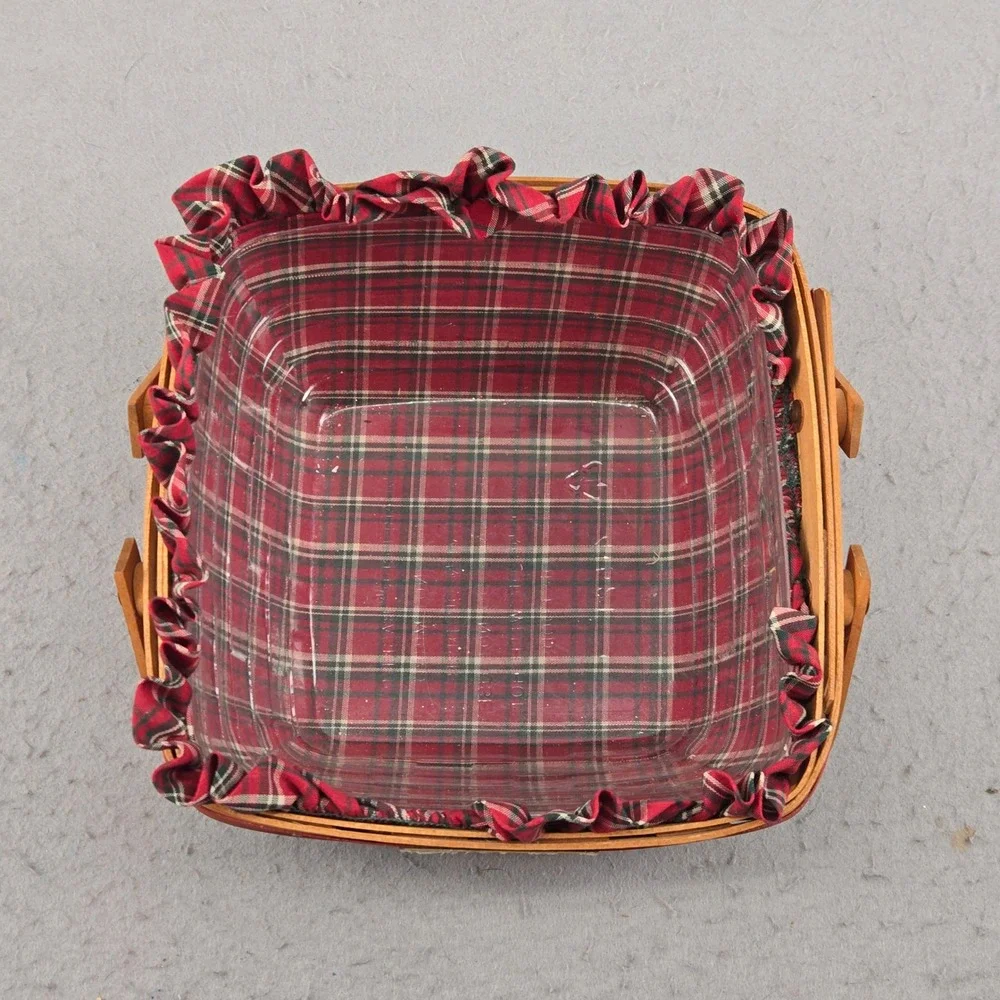 Longaberger Christmas Collection‎ 1993 Edition Bayberry Basket Liner Protector